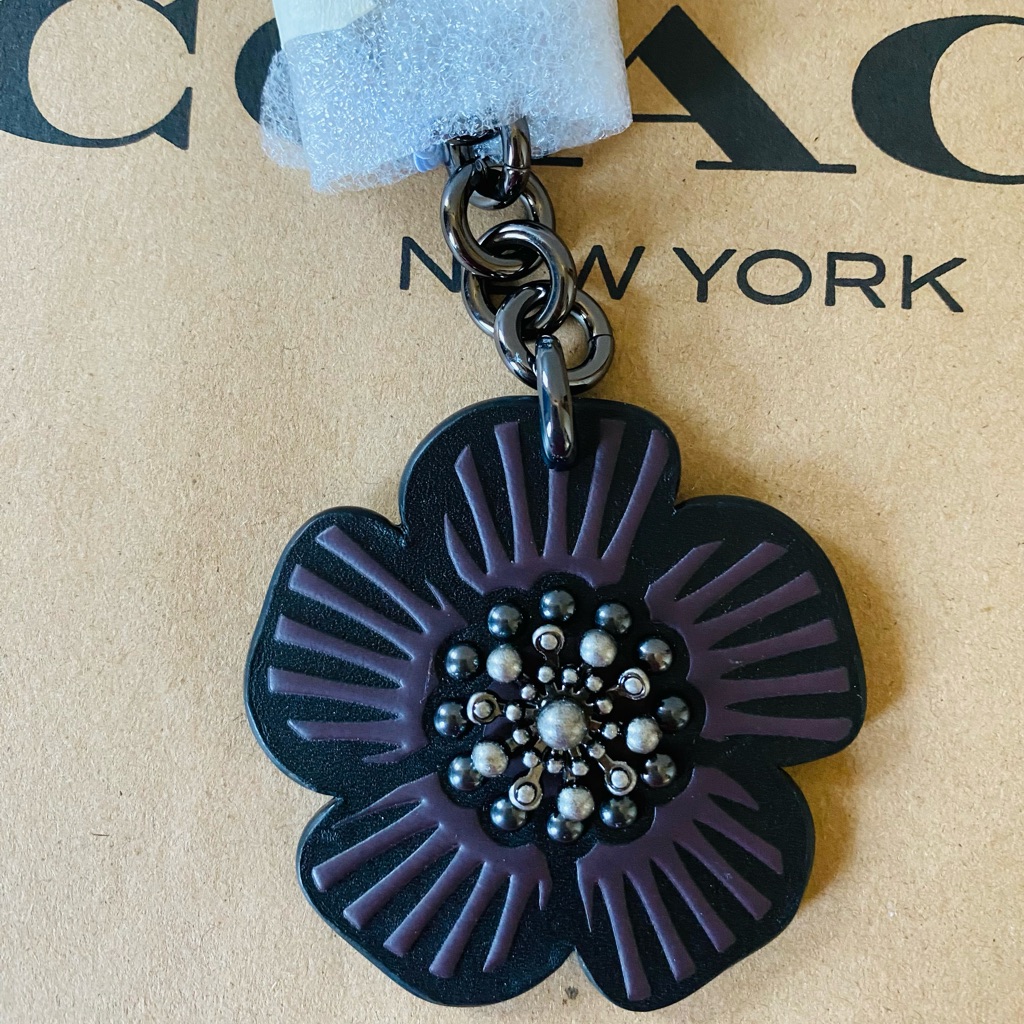 Coach Tea Rose Bag Charm